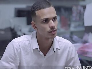 Stressed Boss Fucks His Employee